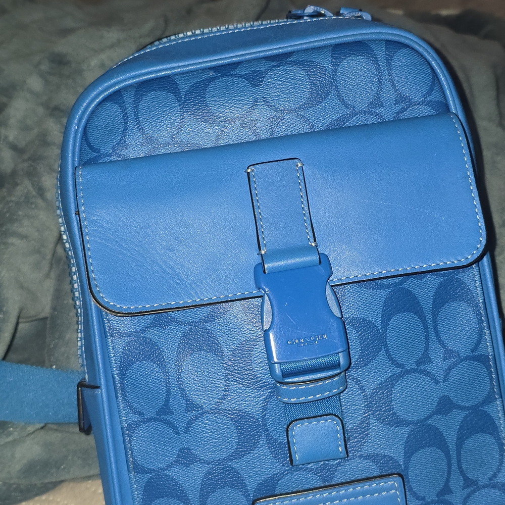 Coach Blue Crossbody Bag - Picture 4 of 9